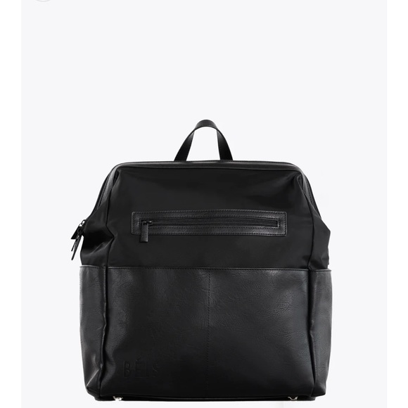 BEIS Black Baby Bag Modern Minimalist Design - Picture 3 of 8